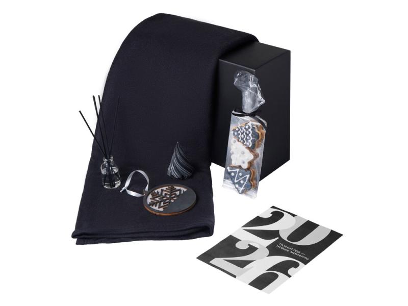 Подарочный набор Re:Home с пледом, свечой и диффузором