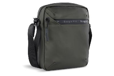 Сумка наплечная BUGATTI Blanc, тарпаулинполиэстер, 17х4,5х21 см