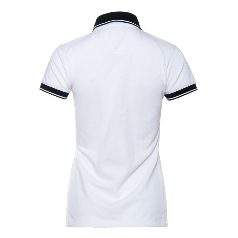 Рубашка поло  женская STAN с контрастными деталями хлопок/полиэстер 185