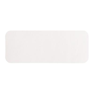 Шеврон Rectangle Milano размер 75*29 мм, молочный, со скругленными углами