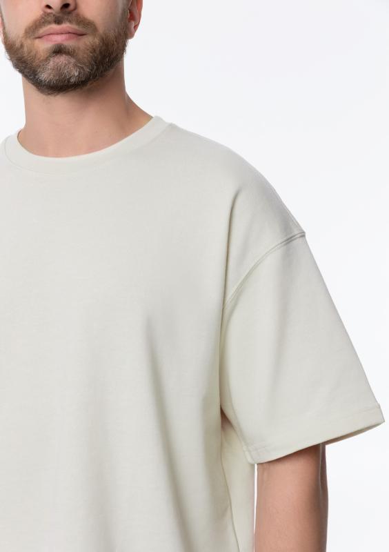 Футболка унисекс оверсайз STAN хлопок/полиэстер 260, 40, Молочный (11)