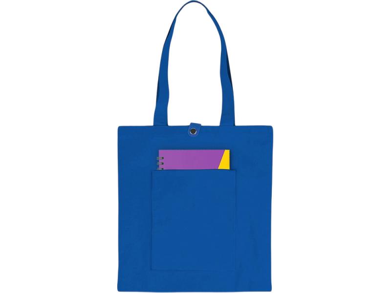 Cумка Clip из хлопка 340 г/м2 с застежкой из экокожи