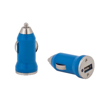 Устройство зарядное автомобильное "Всегда на связи", синее