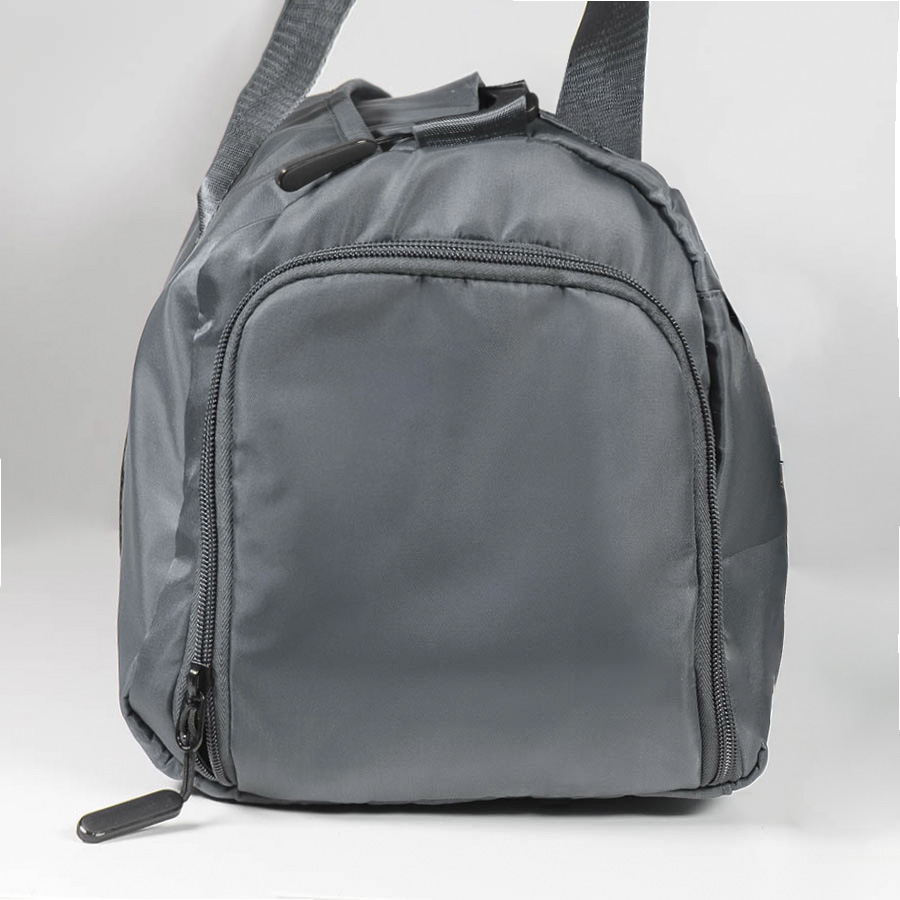 Сумка спортивная "Gym" без ремня, серая, 45х21х20 см, полиэстер