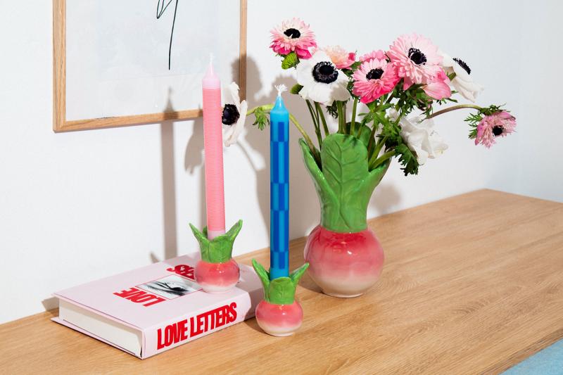 Подсвечник radish, 6,7 x 6,7 x 8,7 см