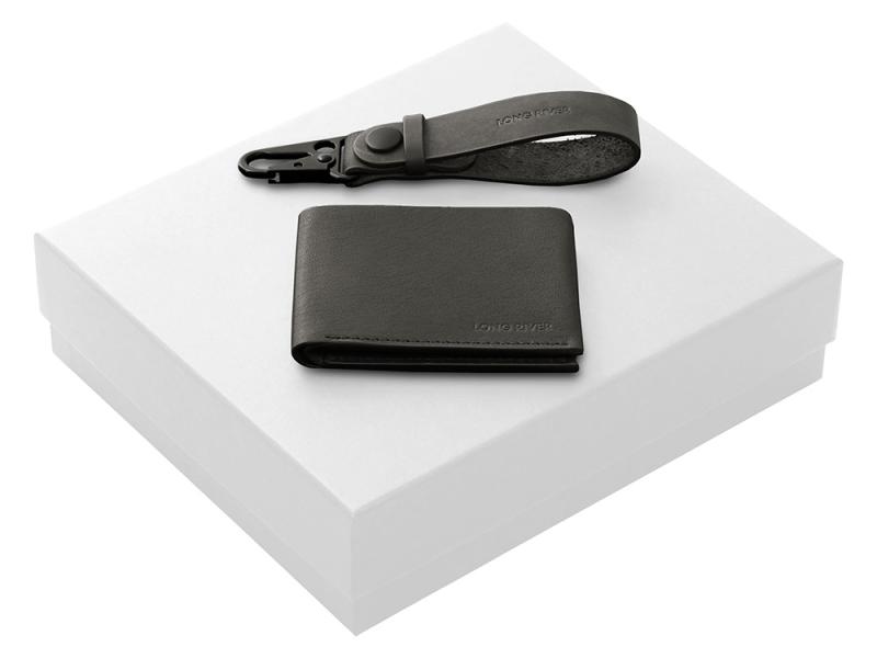 Подарочный набор Long River: кошелек, ремешок для ключей
