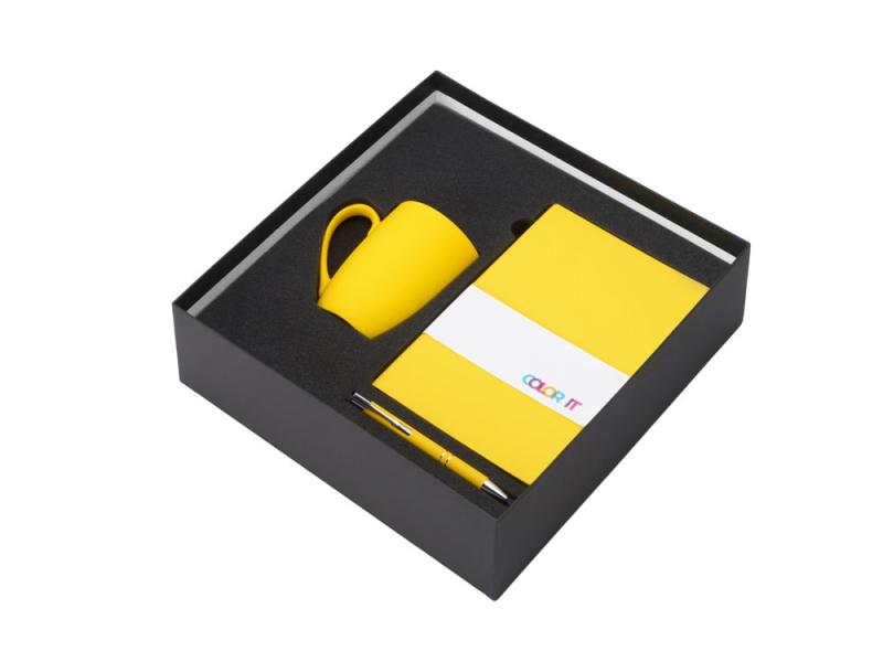 Подарочный набор COLOR IT с блокнотом, металлической ручкой и кружкой