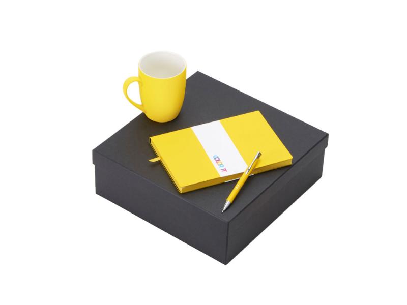 Подарочный набор COLOR IT с блокнотом, металлической ручкой и кружкой