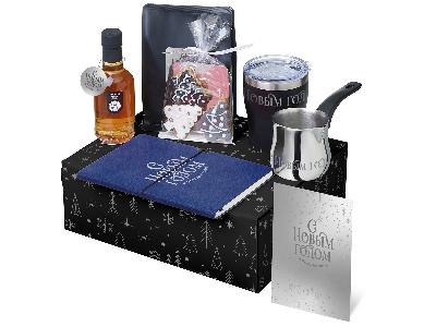 Подарочный набор Re:Routine с туркой, термокружкой и кофе