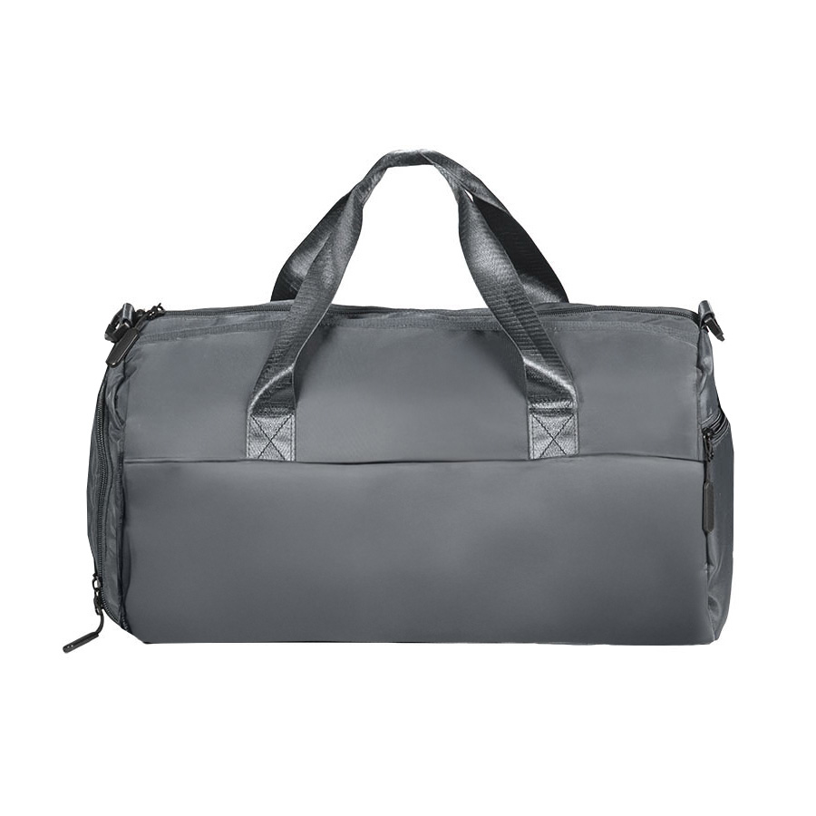Сумка спортивная "Gym" без ремня, серая, 45х21х20 см, полиэстер