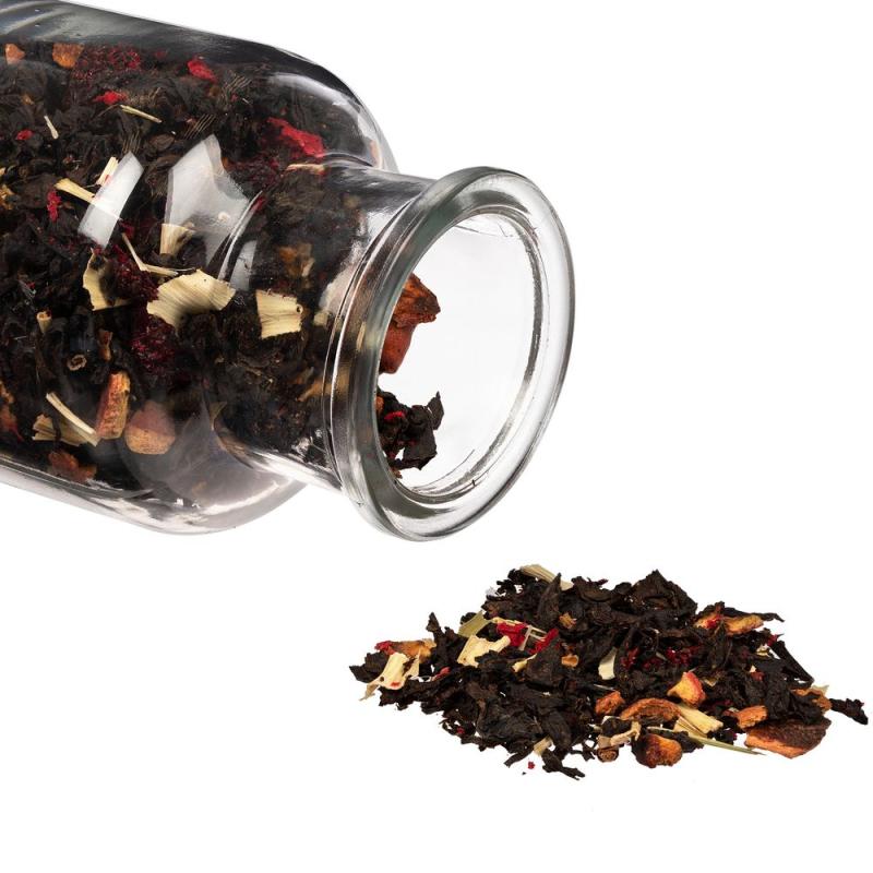 Чай «Сокочай», мини, черный с соком ананаса, с кусочками ананаса, вишней, лемонграссом