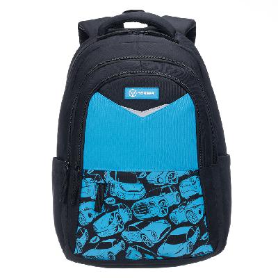 Рюкзак TORBER CLASS X,  с орнаментом, 43 х 32 х 13 см Мешок для сменной обуви в подарок