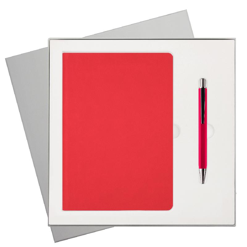 Подарочный набор Латте софт-тач (Latte soft touch),  (ежедневник, ручка)