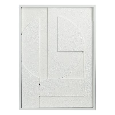 Панно декоративное с эффектом 3d minimalism, с белой рамой, 50х70 см