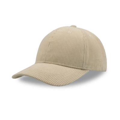 Бейсболка "CORDY-S", заст. на лип. 6 клин,  бежевый, 100% перераб. полиэстер, плотность 230 г/м2