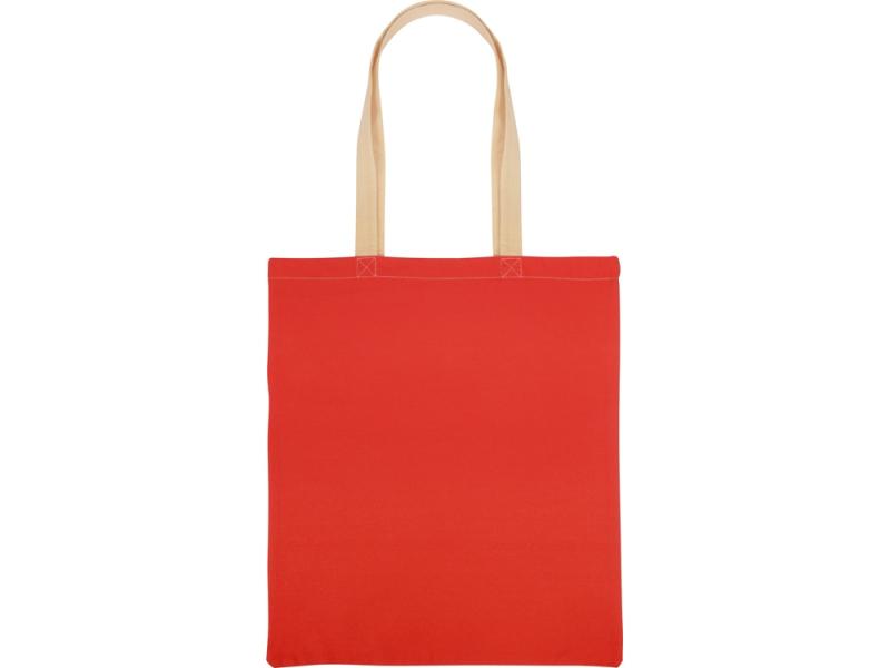 Сумка для шопинга Twin двухцветная из хлопка, 180 г/м2