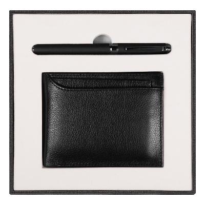 Набор подарочный Solution Superior Duo (Кошелек с картхолдером, ручка роллер)