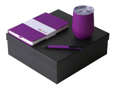 Подарочный набор Color it с блокнотом, пластиковой ручкой и термокружкой
