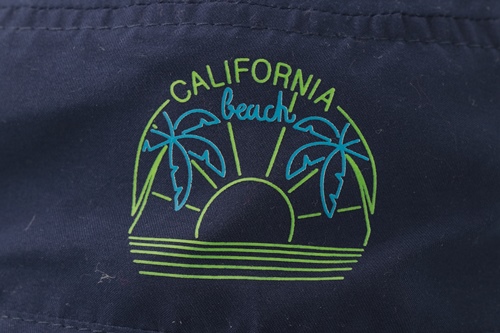 Образец панама с кастомизацией LAB2501, тёмно-синий, 100% полиэстер