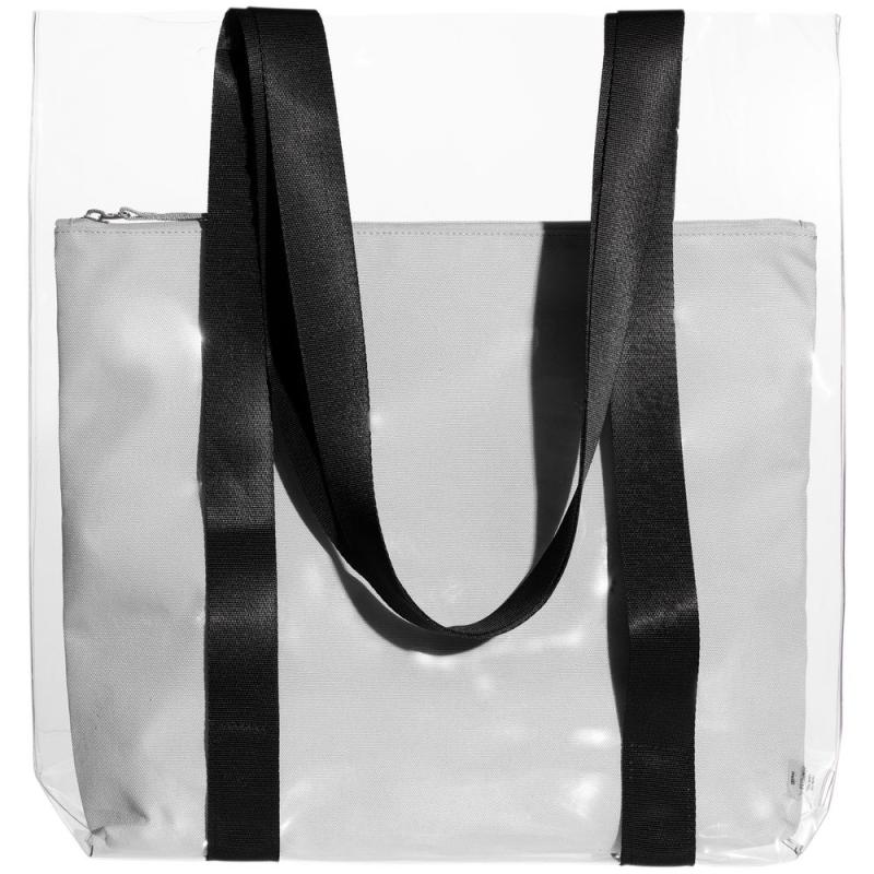 Шопер Clarity с серым органайзером