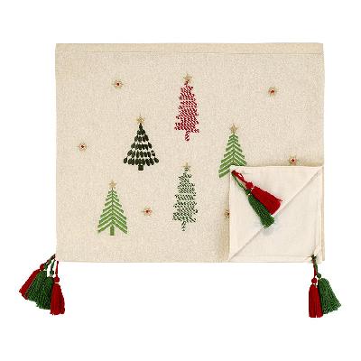 Дорожка на стол frozen pines из коллекции new year essential, 45х150 см