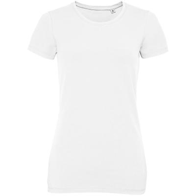 Футболка женская Millenium Stretch Women, белая, размер XXL