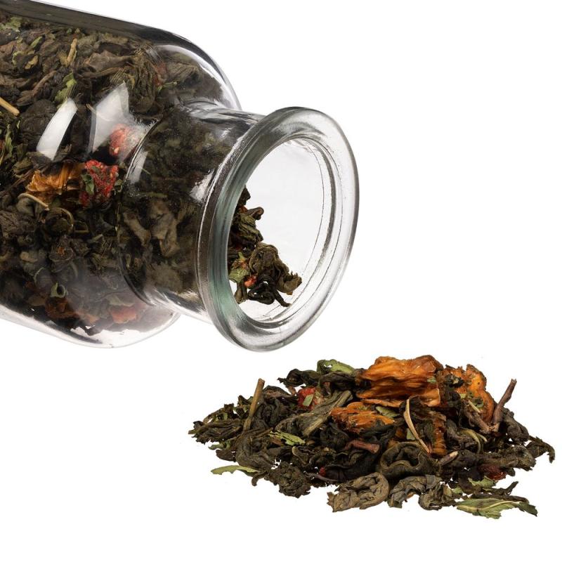 Чай «Сокочай», мини, зеленый с соком ананаса, с кусочками ананаса