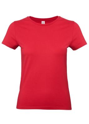 Футболка E190 женская красная, размер 3XL