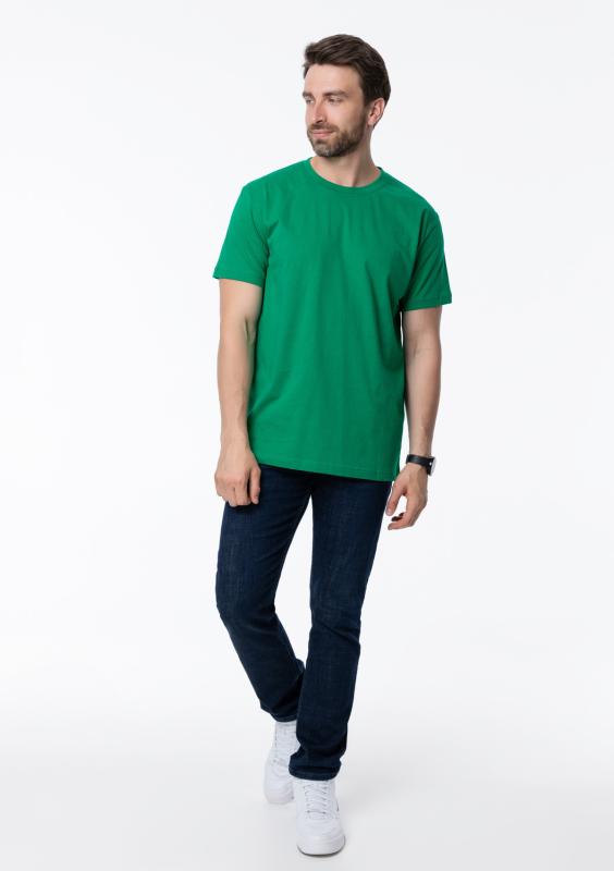 Футболка унисекс хлопок 150, 52, Зеленый (30)