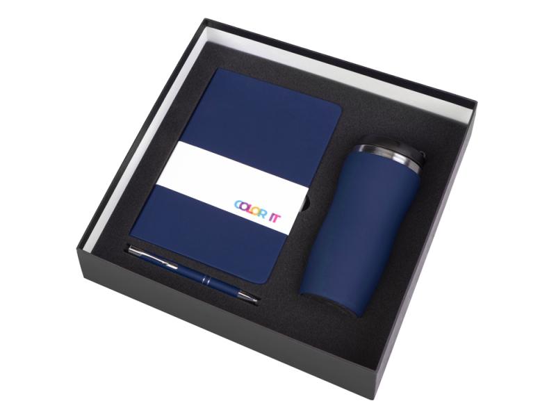 Подарочный набор Color it с блокнотом, металлической ручкой и термокружкой