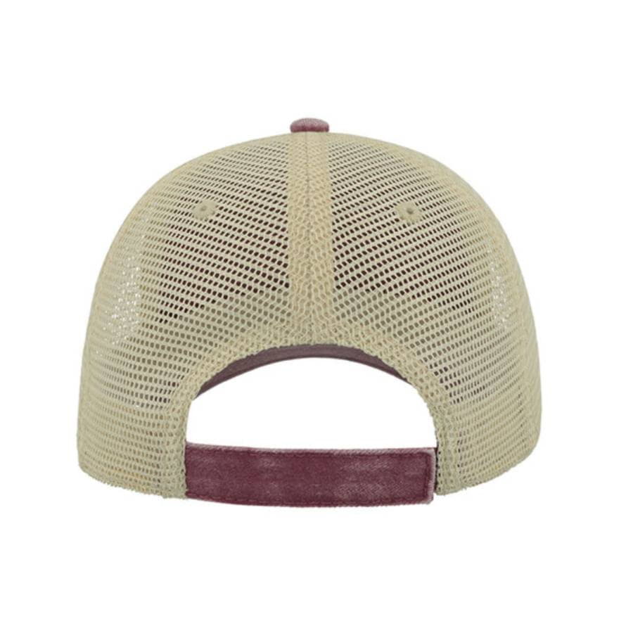 Бейсболка CASE,6 клиньев,  бордовый, хлопок 100%, плотность 250 г/м2, застежка на липучке