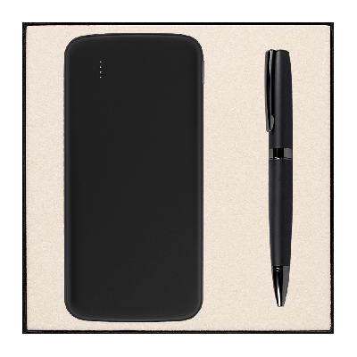 Набор подарочный Solution Prestige Duo (внешний аккумулятор, ручка)