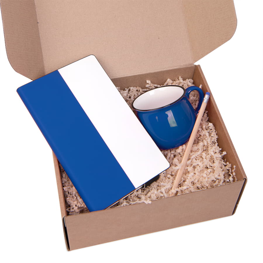 Подарочный набор LAST SUMMER: бизнес-блокнот, кружка, карандаш чернографитный, зеленый