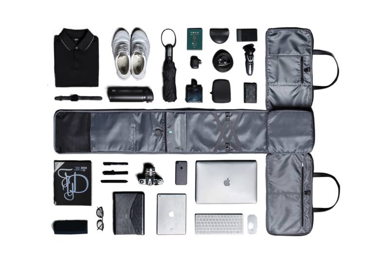 Дорожная сумка KORIN FlexPack Go 53х23х26 см, темно-серая