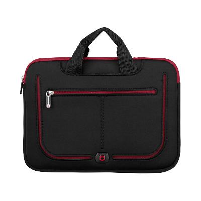 Сумкачехол для ноутбука WENGER 13",  с красными элементами, 100% нейлон, 33х24х2 см, 2 л