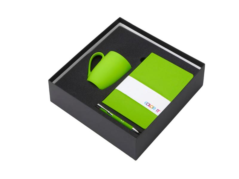 Подарочный набор COLOR IT с блокнотом, металлической ручкой и кружкой