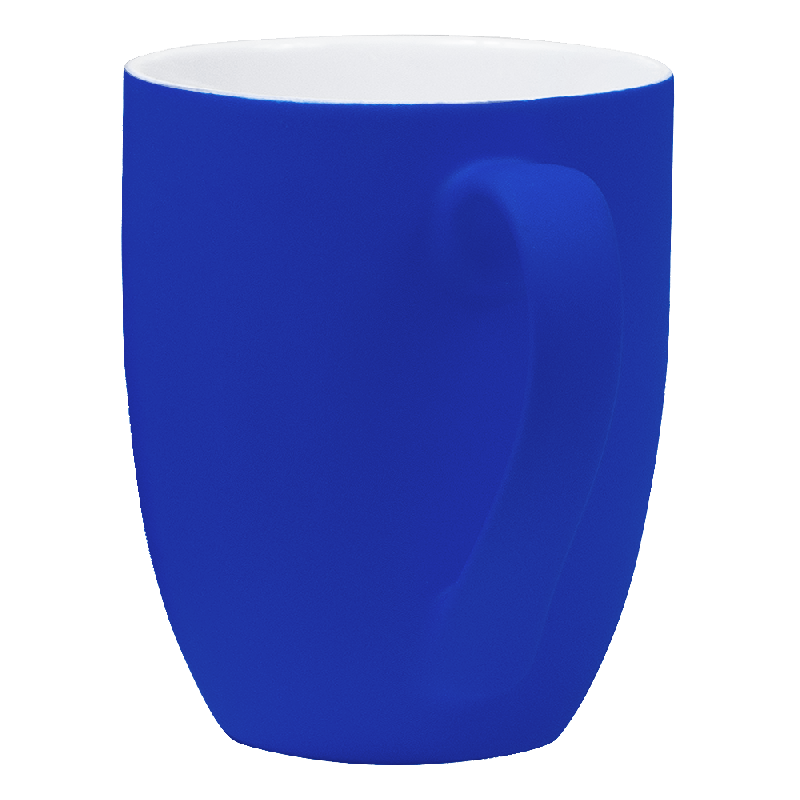 Набор подарочный Solution Prestige Trio (Две кружки, вспениватель для молока с подставкой),  с синим