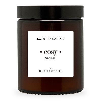 Свеча ароматическая the olphactory, cozy, santal, 30 ч