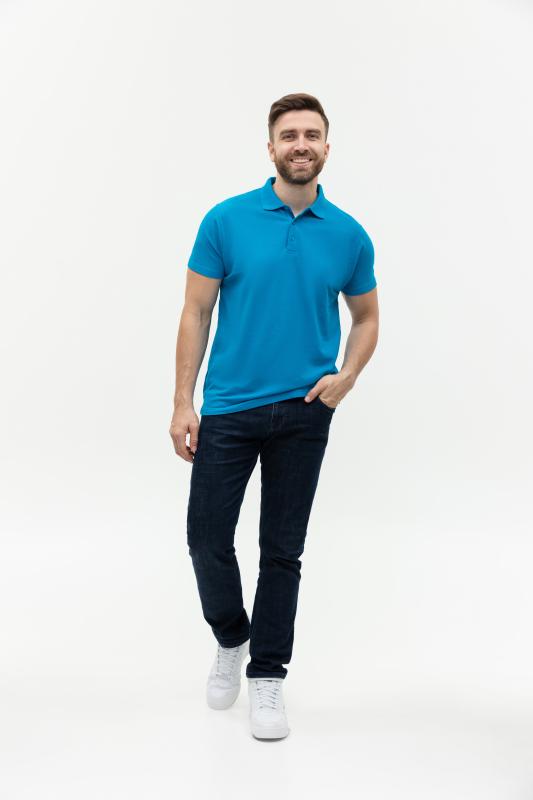 Рубашка поло унисекс STAN хлопок/полиэстер 185