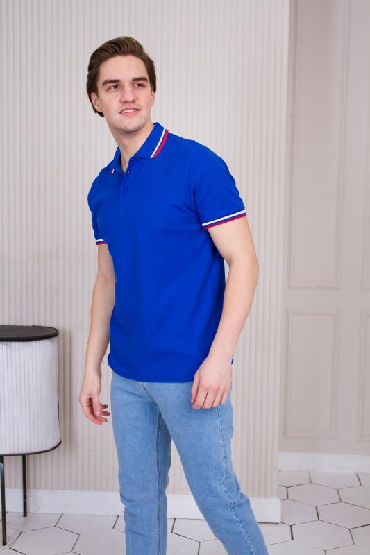 Рубашка поло унисекс STAN  триколор  хлопок/полиэстер 185