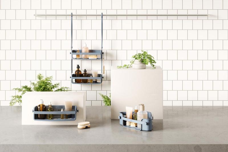 Органайзер для душа flex adhesive угловой