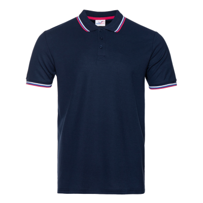 Рубашка поло унисекс STAN  триколор  хлопок/полиэстер 185