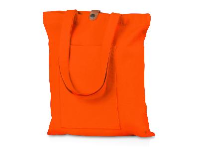 Cумка Clip из хлопка 340 г/м2 с застежкой из экокожи