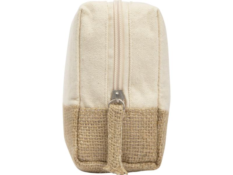 Косметичка Jute с ручкой из хлопка и джута