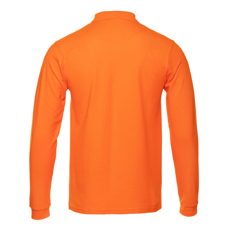 Рубашка поло мужская STAN длинный рукав хлопок/полиэстер 185