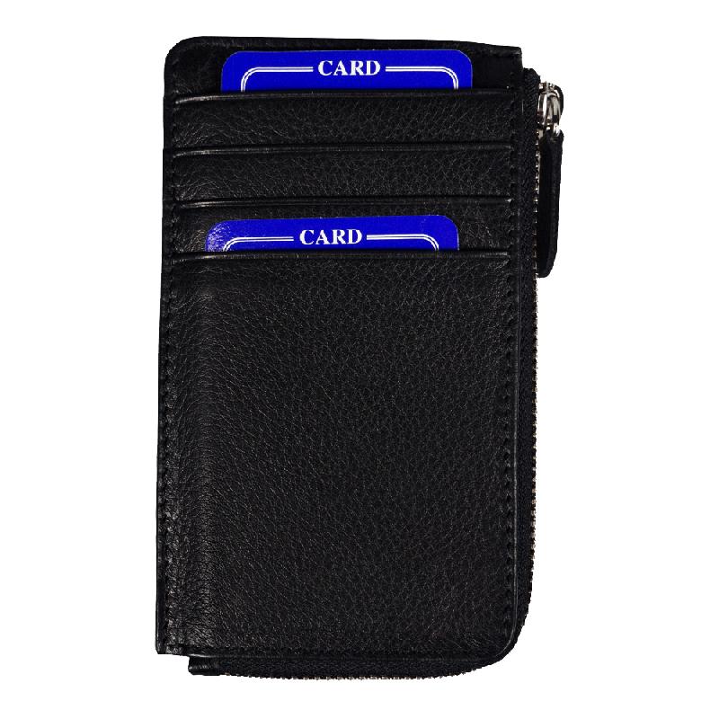 Универсальный футляр для кредитных карт и монеткартхолдер Leather Life из нат. кожи