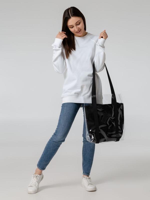 Шопер Clarity с черным органайзером