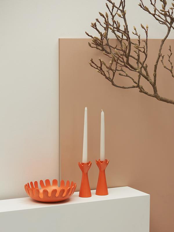 Подсвечник laminaria, 15 см, апельсин цедра