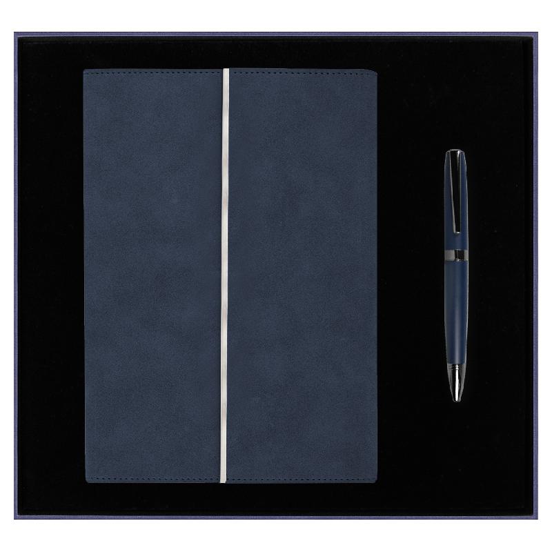 Набор подарочный Solution Prestige Duo (Ежедневник в суперобложке Country Galaxy Nuba A5+, Ручка шариковая матовая Prime)