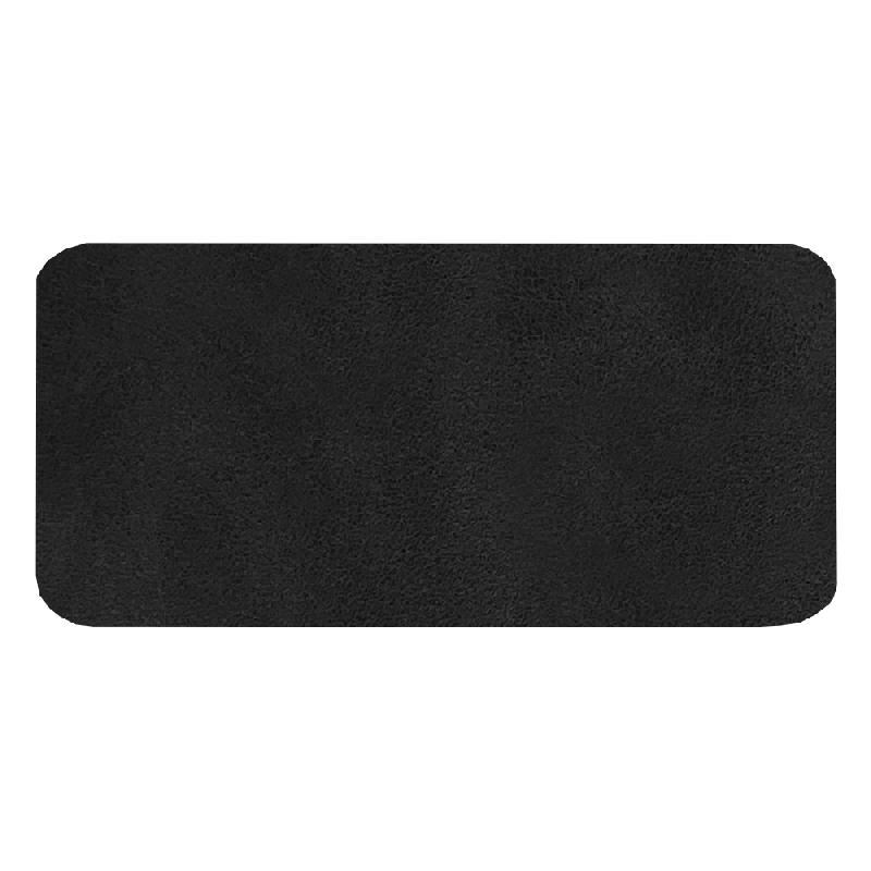 Шеврон Rectangle Smooth Leather размер 60*30 мм, со скругленными углами